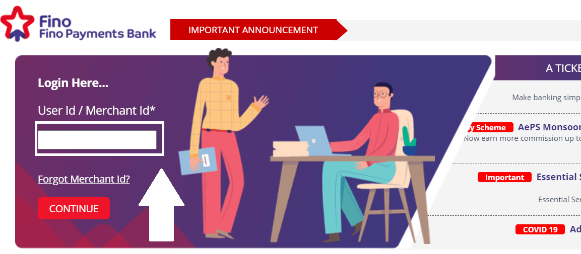 Fino Merchant Login