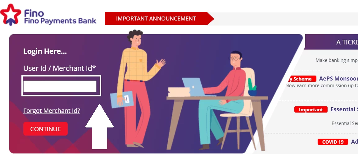 Fino Merchant Login
