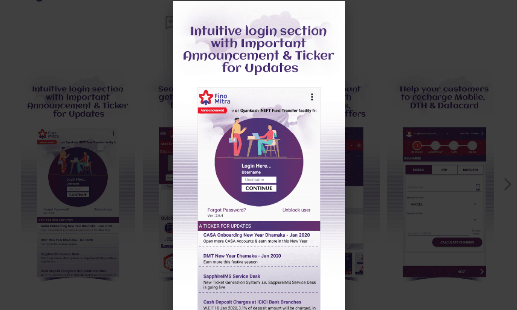 Fino Mitra Login