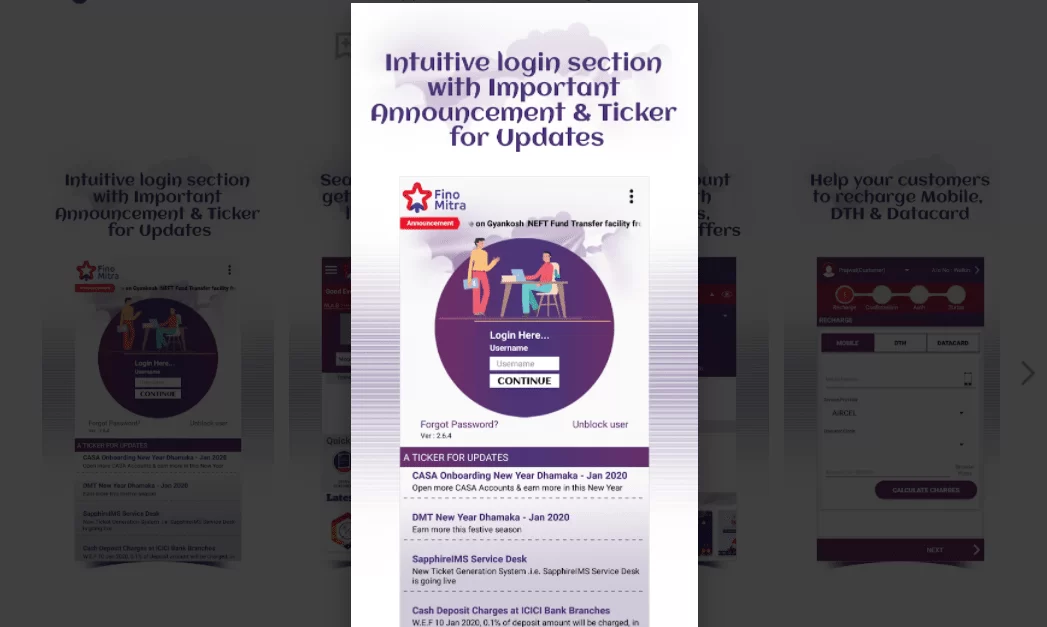 Fino Mitra Login