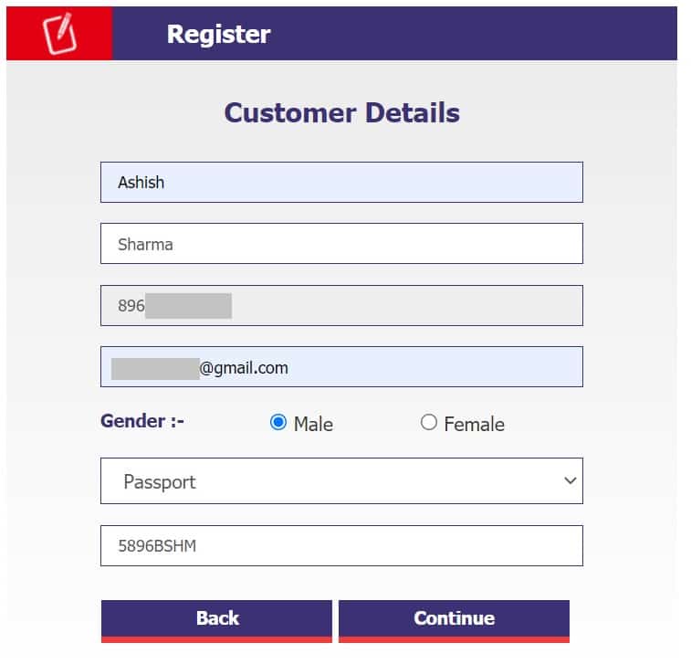 Fino Bank Net Banking Registration