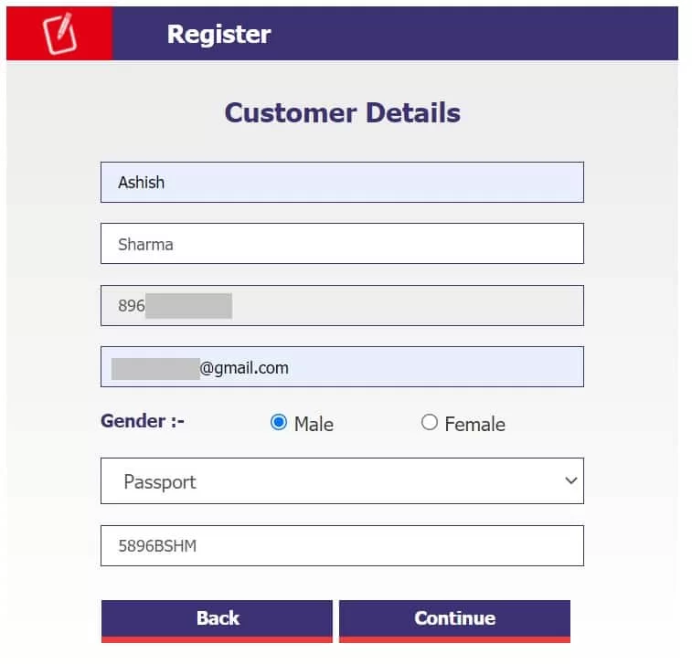 Fino Bank Net Banking Registration